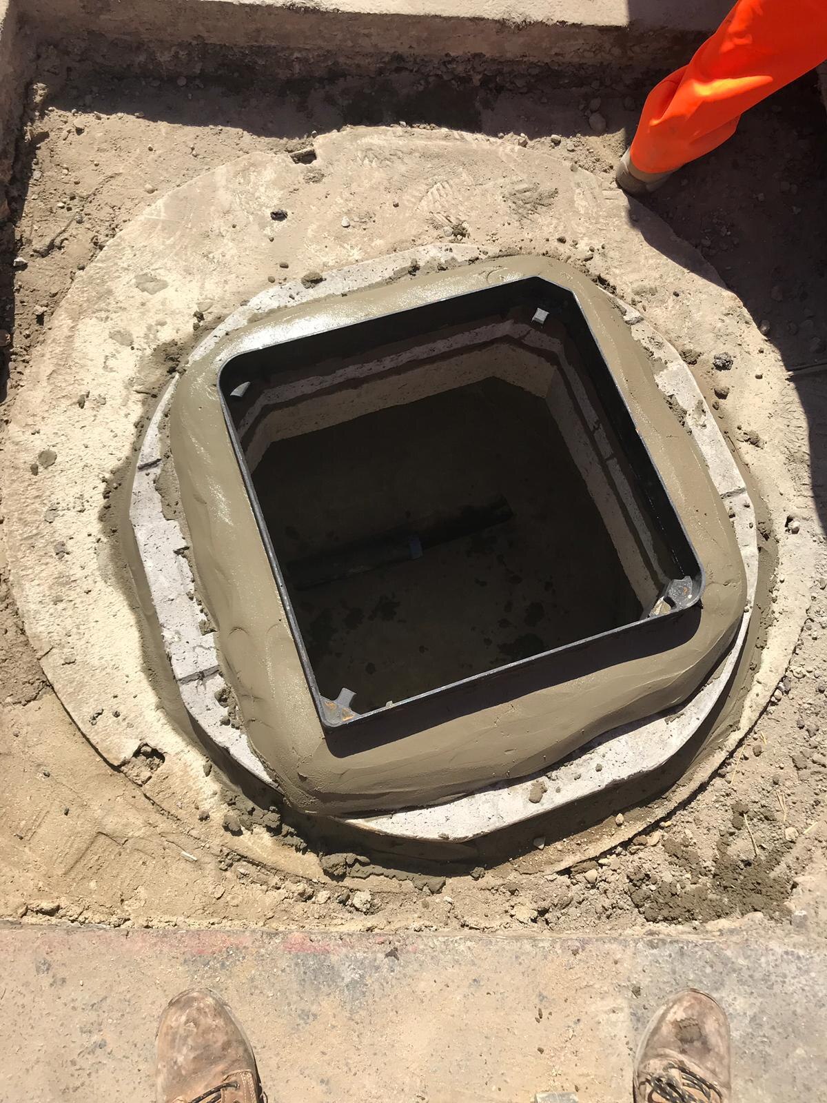 Residential drainage repair trench work in Brentwood, Essex